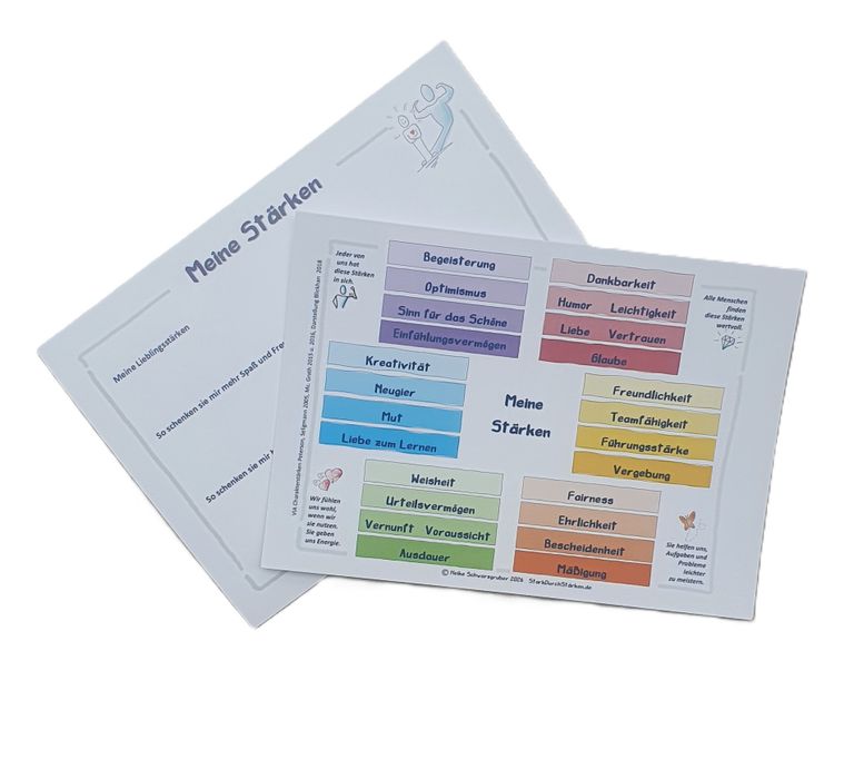 VIA Charakterstärken Jugendliche Positive Psychologie ab 1 €